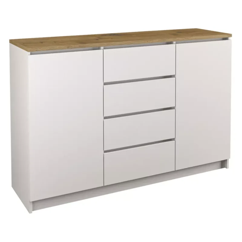 Uniwersalna komoda Duna 120 cm z 4 szufladami - obrazek 3