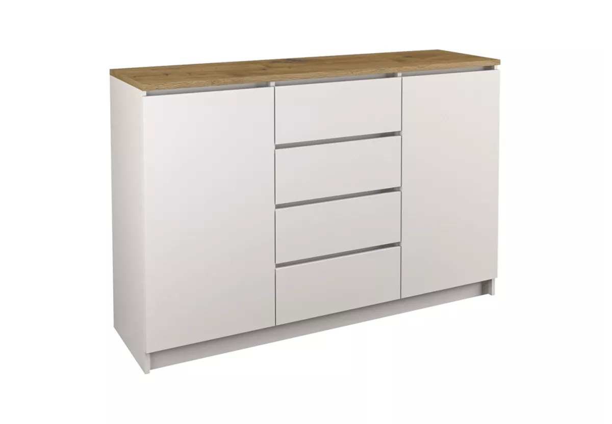 Uniwersalna komoda Duna 120 cm z 4 szufladami - obrazek 4