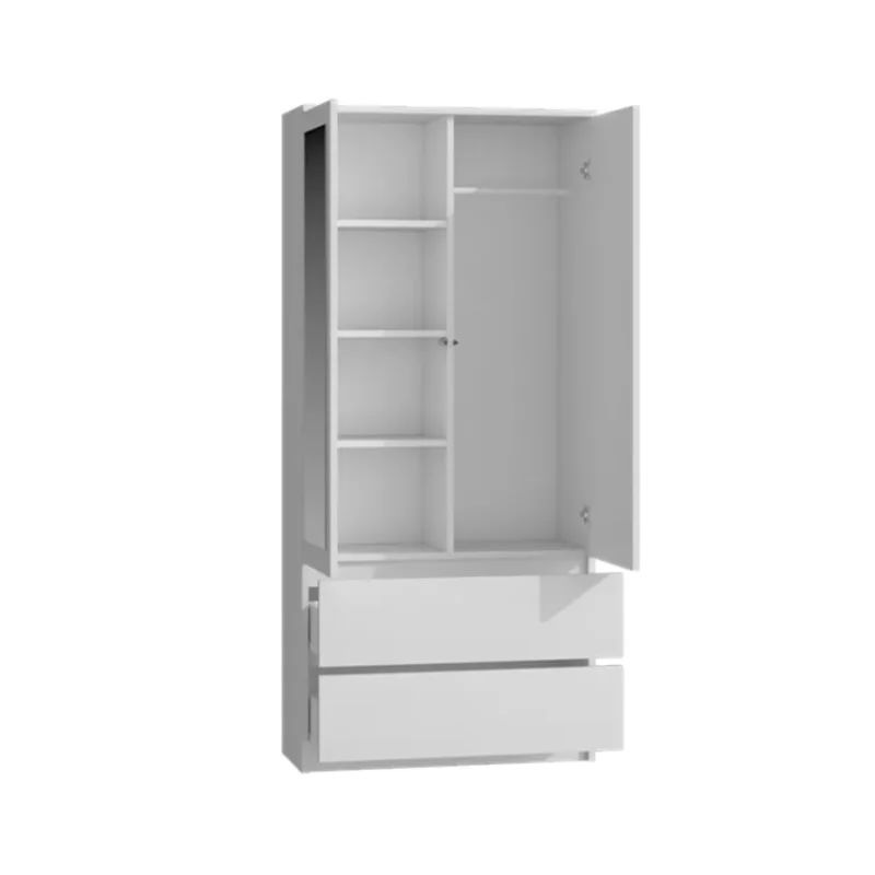 Szafa z lustrem Suzi 90 cm 2 szuflady 2 drzwi - obrazek 3