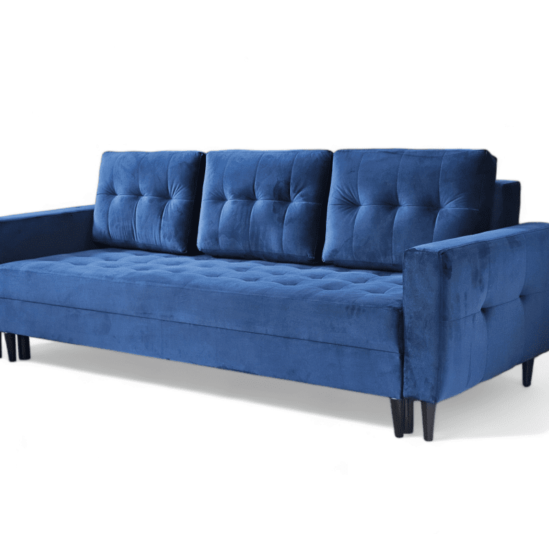 Kanapa/Sofa PORTO. Pufa w zestawie. Styl Skandynawski. - obrazek 4
