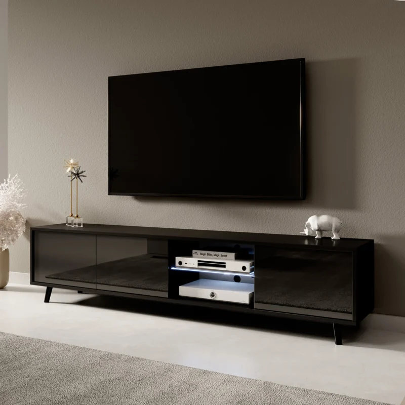 Szafka RTV LUNA 2 - 175 cm z Oświetleniem LED - obrazek 16
