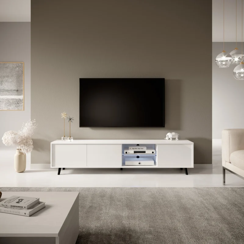 Szafka RTV LUNA 2 - 175 cm z Oświetleniem LED - obrazek 11
