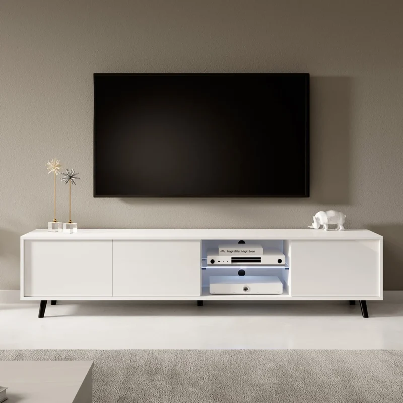 Szafka RTV LUNA 2 - 175 cm z Oświetleniem LED - obrazek 12