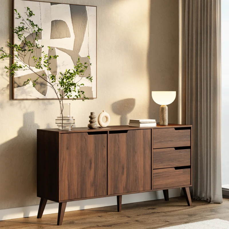 Komoda Nordelo 2D3S – WARMIA WALNUT - obrazek 3