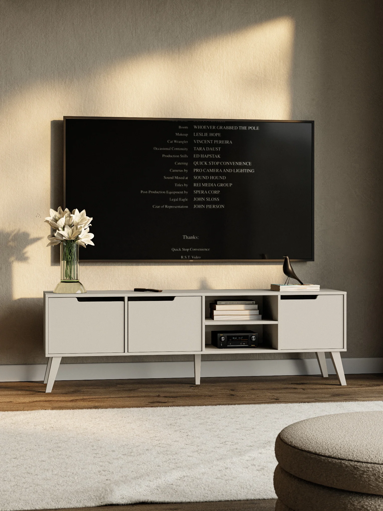 SZAFKA RTV NORDELO 3D – 180 cm - obrazek 2