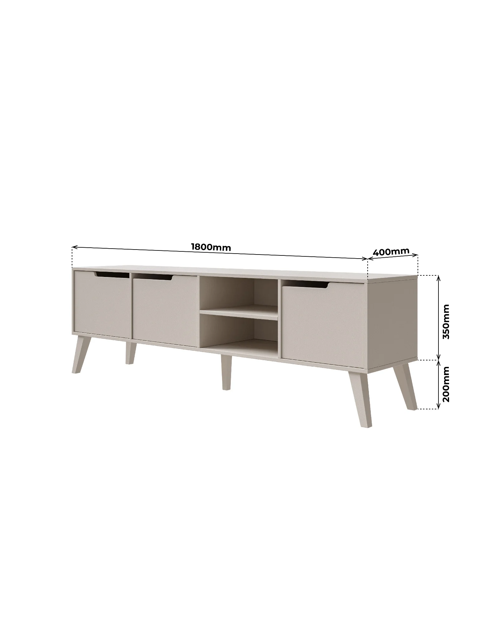 SZAFKA RTV NORDELO 3D – 180 cm - obrazek 7