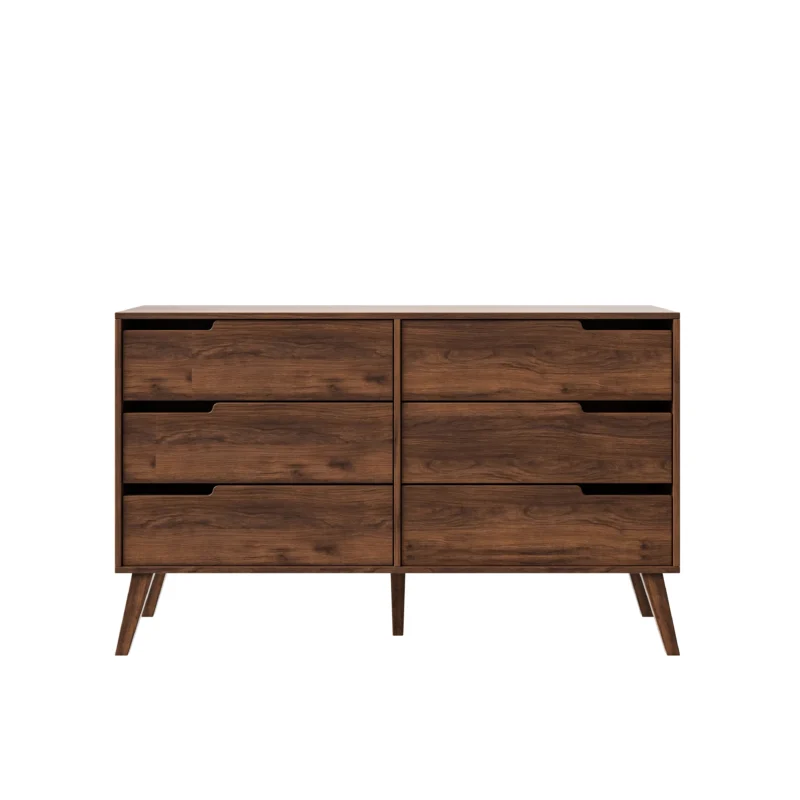 Komoda NORDELO 6S – WARMIA WALNUT - obrazek 2