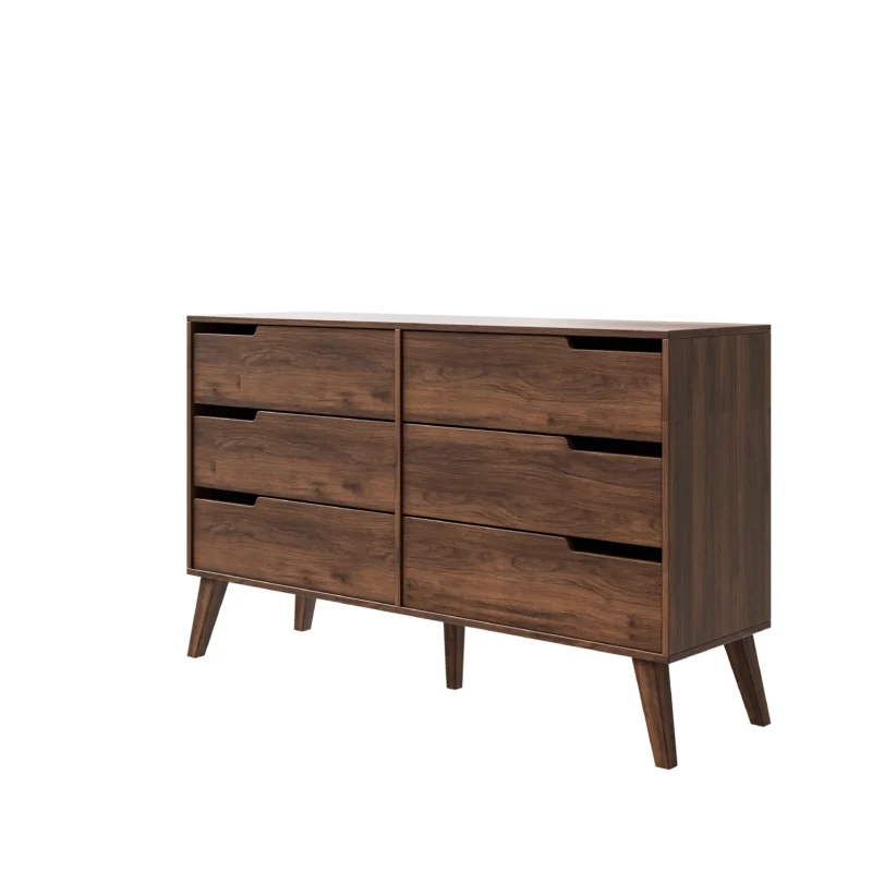 Komoda NORDELO 6S – WARMIA WALNUT - obrazek 5
