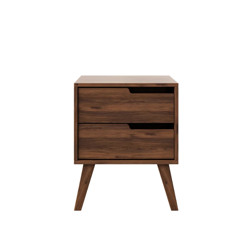 Stolik nocny NORDELO 2S – WARMIA WALNUT - obrazek 5