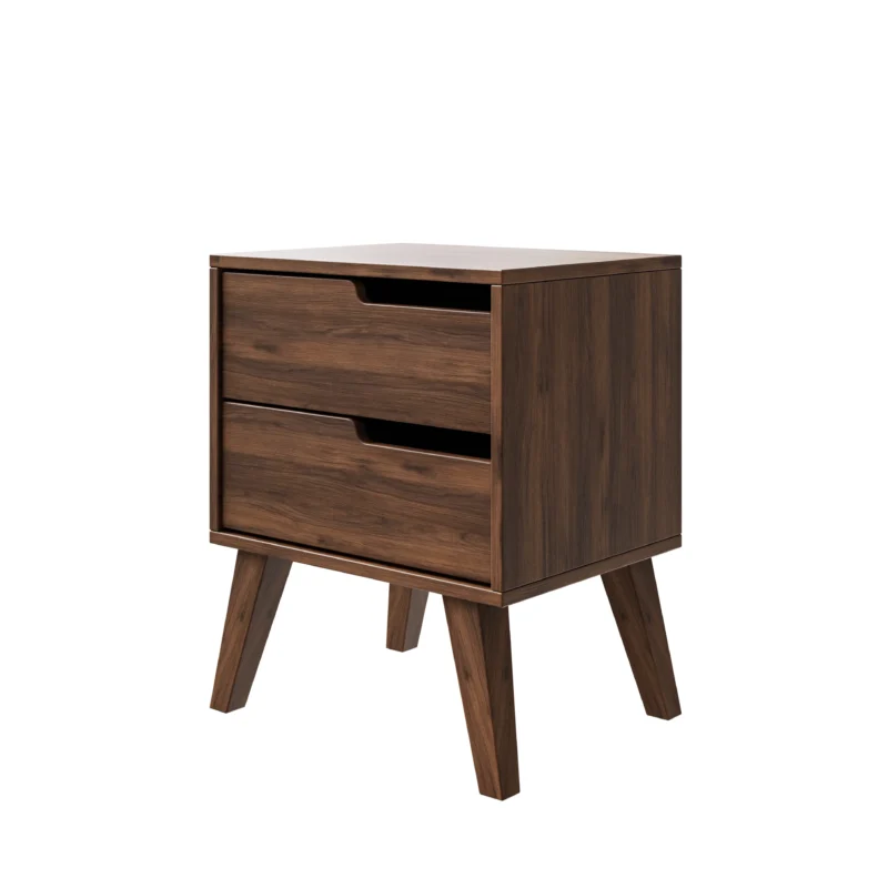 Stolik nocny NORDELO 2S – WARMIA WALNUT - obrazek 10