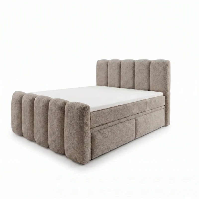 Łóżko Kontynentalne COZY z Materacem i Topperem - obrazek 15