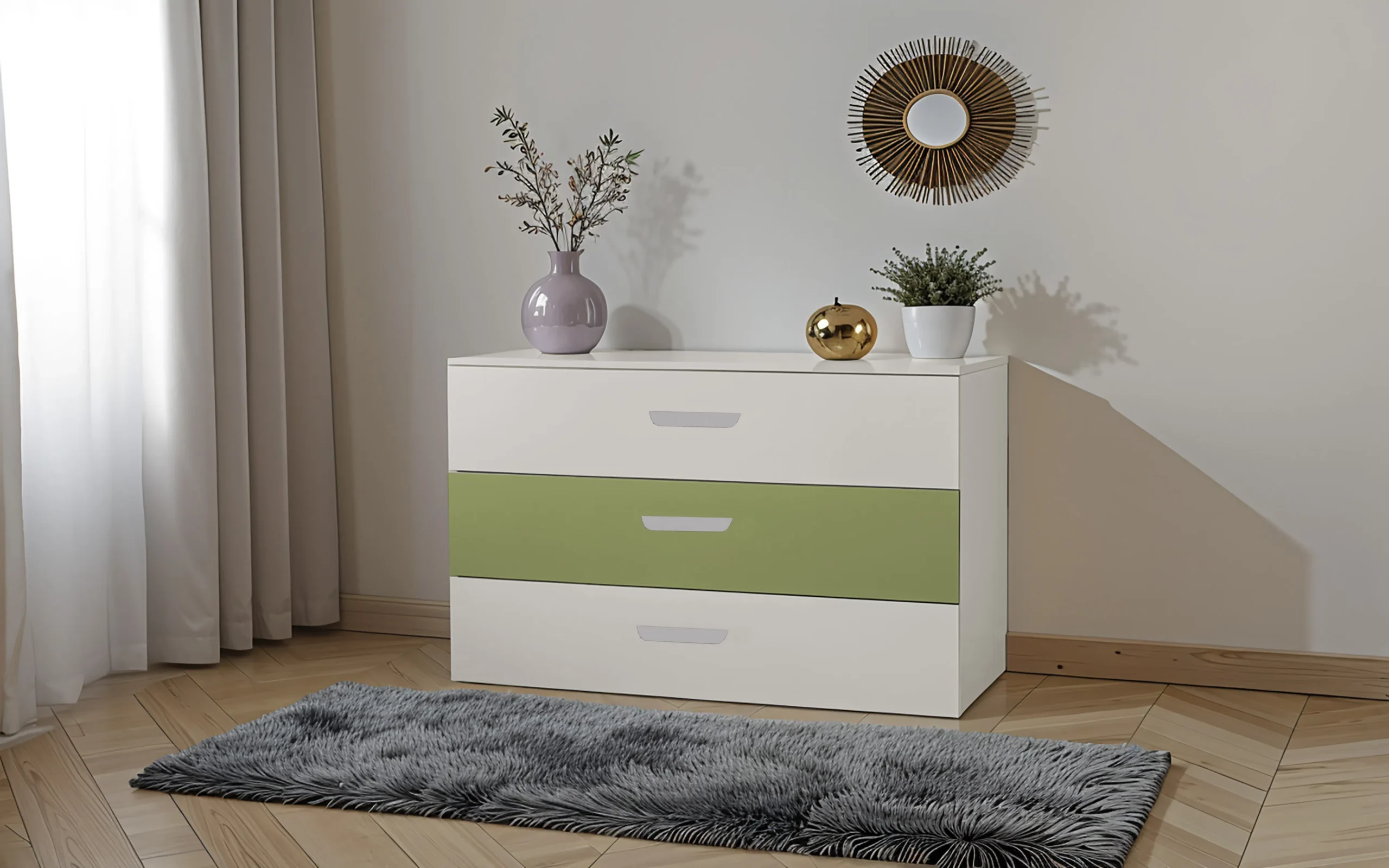 Komoda 3s. FLEXI BED LUMIO