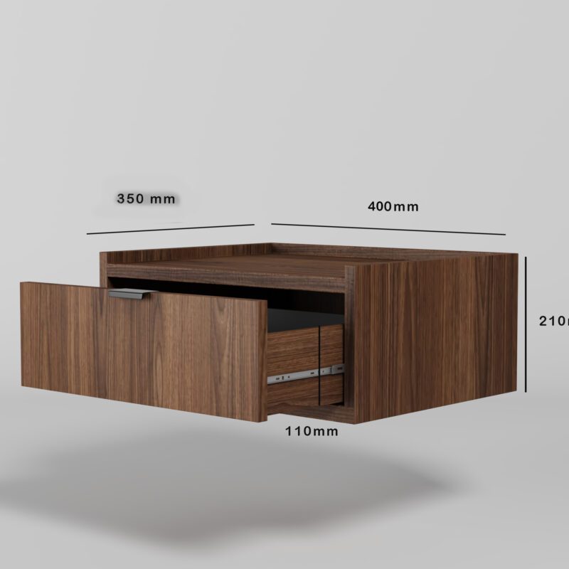 EDISON Szafka Wisząca – Warmia Walnut - obrazek 3